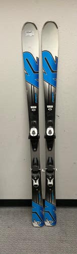 Used K2 KONIC RX Mens DH Ski/Binding White/Black/Royal 163 cm 11855-S000210565