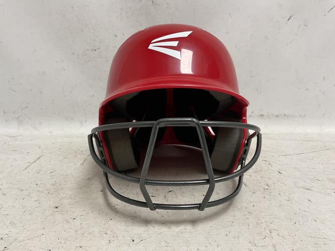 Used Easton ALPHA Batting Helmet w/Mask Red One Size 11855-S000209843