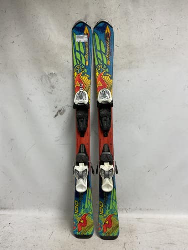 Used Nordica FIREARROW Boys DH Ski/Binding Royal Blue 100 cm 11855-S000209850