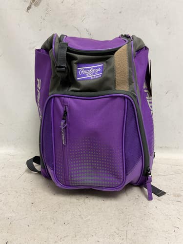 Used Rawlings MARK OF A PRO BASEBALL BACKPACK BB/SB Player Backpack Purple 11855-S000209842
