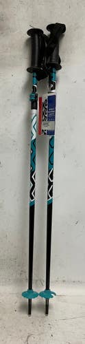 Used K2 SPROUT ADJUSTABLE POLES Boys DH Ski Pole Green 75 cm / 30 In 11855-S000210897