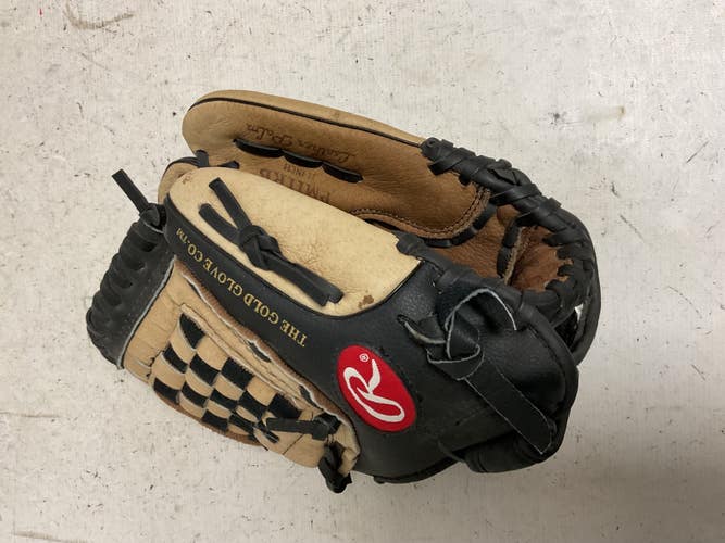 Used Rawlings PM11RB BB/SB Glove RH Throw Black And Tan 11" 11855-S000210886