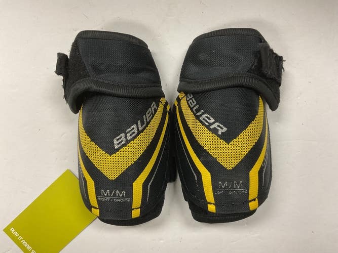 Used Bauer SUPREME MX3 Youth Elbow Pads Black MD 11855-S000210871