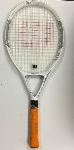 Used Wilson NCODE N1 Adult Tennis Racquet White 4 1/4" 11855-S000210822