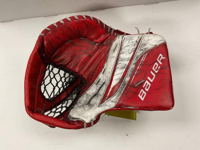 Used Bauer VAPOR X5 PRO Inter Goalie Catcher Red 11855-S000210806