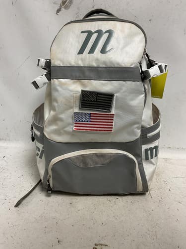 Used Marucci BB/SB BACKPACK BB/SB Player Backpack White 11855-S000210784