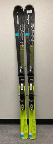 Used Elan EXPLORE 76 Mens DH Ski/Binding Black And Neon Green 170 cm 11855-S000210543