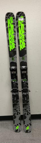 Used K2 RECKONER 92 Mens DH Ski/Binding Green And Royal Blue 159 cm 11855-S000210537