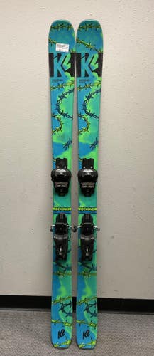 Used K2 RECKONER 92 Mens DH Ski/Binding Black And Green 159 cm 11855-S000210531