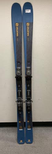 Used Salomon DISTANCE 80 Mens DH Ski/Binding Navy Blue 180 cm 11855-S000210519