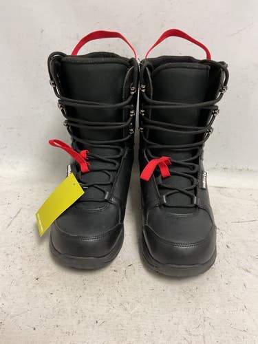 Used M8TRIX 580 SB BOOTS Mens Snowboard Boots Black And Red Senior 10 11855-S000210494