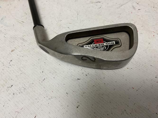 Used Callaway BIG BERTHA IRONS Mens Individual Iron RH 2 Iron 11855-S000210489