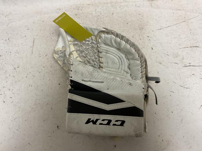 Used CCM YT FLEX Youth Goalie Catcher White 11855-S000210478
