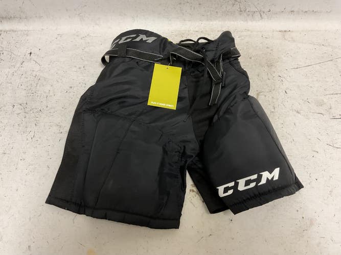 Used CCM TACKS 9550 Youth Pant Black And Yellow LG 11855-S000210467