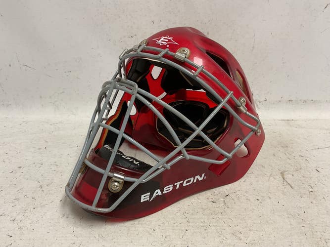 Used Easton STEALTH HELMET Catchers Helmet w/Mask Red LG 11855-S000210421