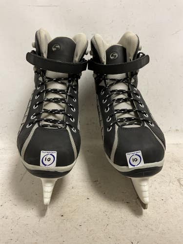 Used Jackson SOFTEC Mens Softboot Skate Black And Grey Senior 10 11855-S000210416