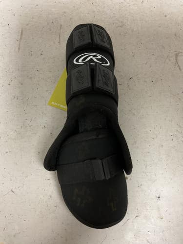 Used Rawlings LEG GUARD OSFM BB/SB Shin/Foot Protector Black 11855-S000210383