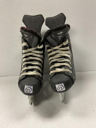 Used Easton EQ1 SYNERGY Youth Hockey Skate Grey Youth 13.0 11855-S000210339