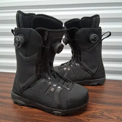 Ride Boots Mens Sz 7 Trident Double Boa Snowboard Boots Black PLS READ!