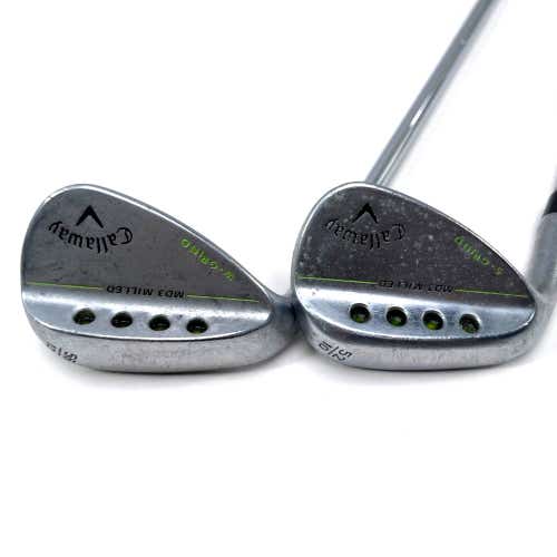 LEFTY Callaway MD3 Milled Chrome Wedge Set 52* 10 | 56* 12 TT DG Wedge LH