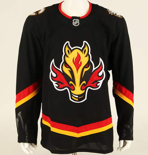Calgary Flames Team Issued Fanatics Authentic Pro Blasty Jersey FAP Size 56 NWT