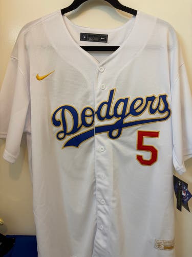 White Large Adult Unisex Nike Jersey (New) Freeman