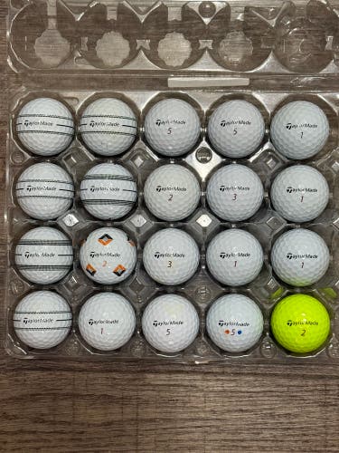 20 TaylorMade TP5x Golf Balls - 5A MINT CONDITION ONLY