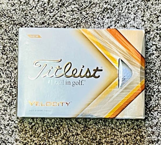 Titleist Velocity Golf Balls 12 Pack White NEW