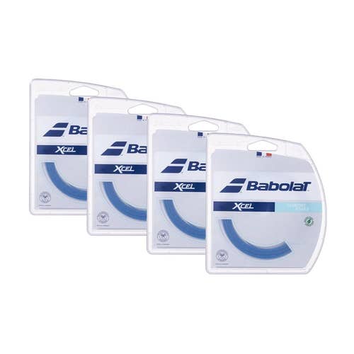 Babolat Xcel Premium Tennis String 4-Pack | Multifilament Comfort Tennis...