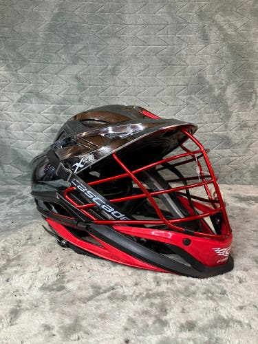 Silver Adult Player Cascade XRS Pro Helmet (Used)