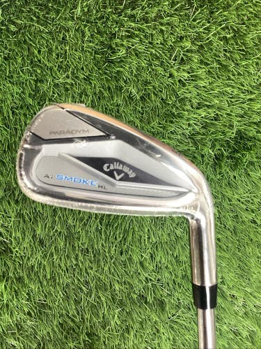 Callaway Paradym Ai Smoke HL Single 7 Iron With Elevate Stiff Steel Shaft NEW