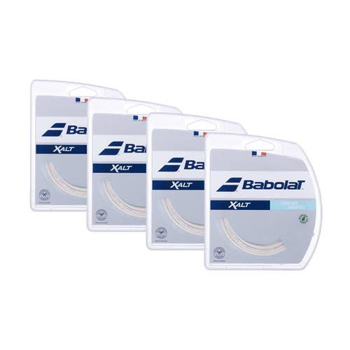 Babolat Xalt Multifilament Tennis String - Comfort & Control - 16G / 17G, 4 Pack