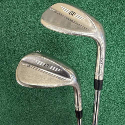 Titleist SM9 BV Vokey Wedge Set 56-10S, 60-04L Men's Right Hand Wedge Flex