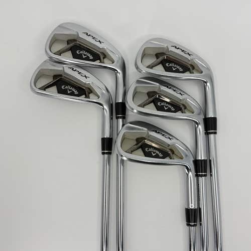 Callaway Apex 21 6-PW Iron Set RH True Temper Elevate 95 Stiff 5 Clubs Used Golf