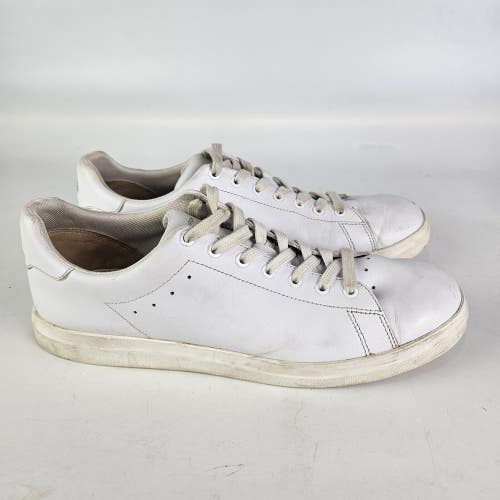 Tory Burch Women's 10 Howell Court Smooth Calf Leather Sneakers 73057-123 White