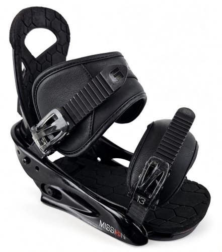 Used $150 Kids Burton Mission Smalls Snowboard Bindings Size Kids 4-7 w/Hardware