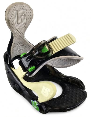 Used $100 Kids Burton Grom Snowboard Bindings Size Toddler 7-13 XS w/Hardware