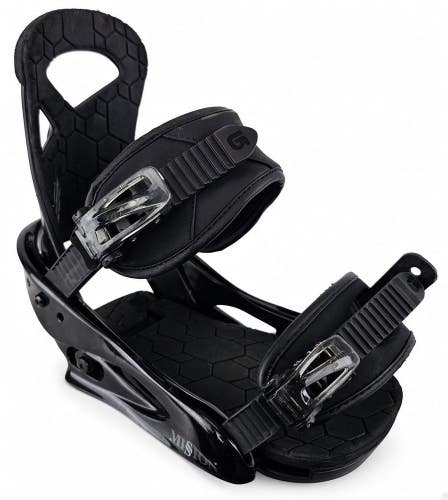 Used $150 Kids Burton Mission Smalls Snowboard Bindings Size Kids 4-7 w/Hardware