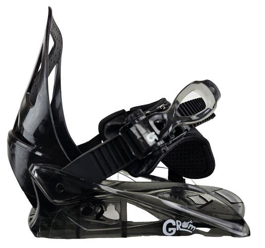 Used $100 Kids Burton Grom Snowboard Bindings Size Toddler 7-13 XS w/Hardware