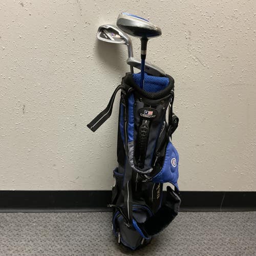Used US Kids UL-25U Jr Package Set RH Black And Royal Blue 4 Piece 11855-S000207661