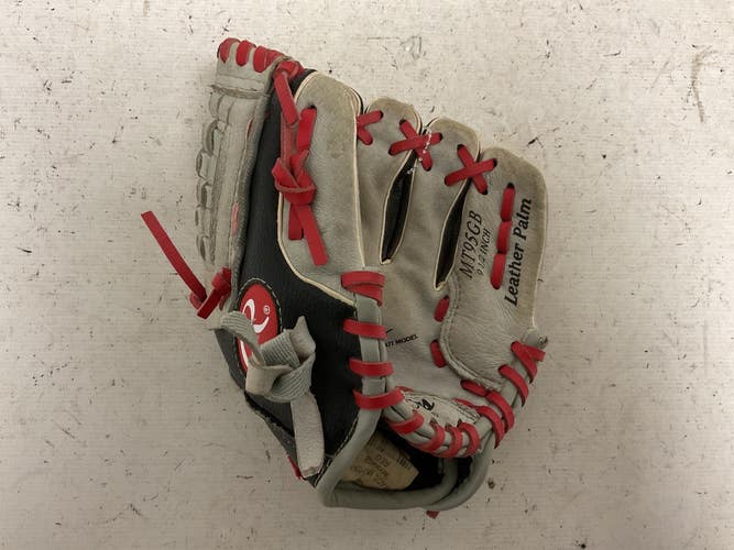 Used Rawlings MT95GB BB/SB Glove RH Throw Black And Silver 9 1/2" 11855-S000209224