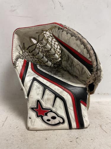 Used Brians GNETIK PRO IV Senior Goalie Catcher White/Black/Red 11855-S000209689