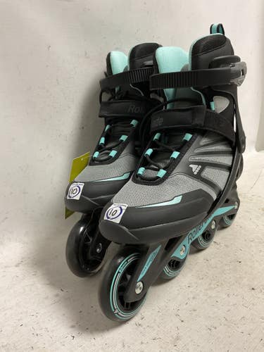 Used Rollerblade ZETRABLADE W Senior Rec Fitness Skates Teal Senior 10 11855-S000209745