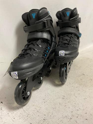 Used RollerDerby Q84 Senior Rec Fitness Skates Black Senior 12 11855-S000209748