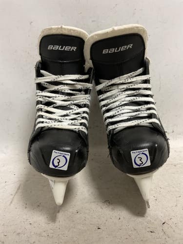 Used Bauer SUPREME ONE .4 Junior Hockey Skate White/Black/Yellow Junior 03 11855-S000209753