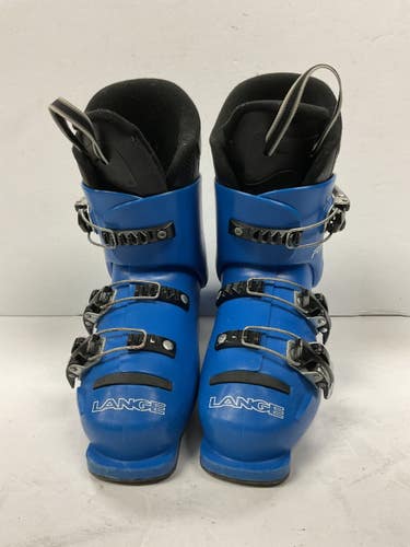 Used Lange RSJ 50R Boys DH Ski Boot Royal Blue 205 MP - J01 11855-S000209528