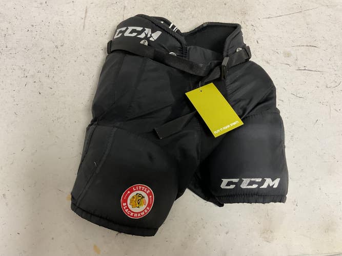 Used CCM LTP LITTLE BLACKHAWKS Youth Pant Black SM 11855-S000209632