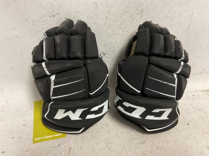 Used CCM JETSPEED FT350 Junior Gloves Black 10" 11855-S000209633