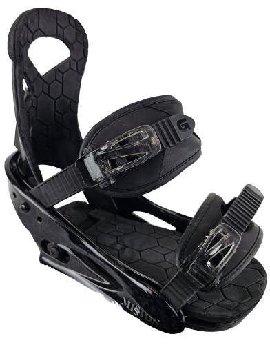 Used $150 Kids Burton Mission Smalls Snowboard Bindings Size Kids 4-7 w/Hardware