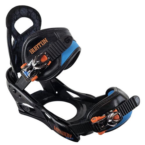 Used $150 Kids Burton Mission Smalls Snowboard Bindings Size Kids 4-7 w/Hardware